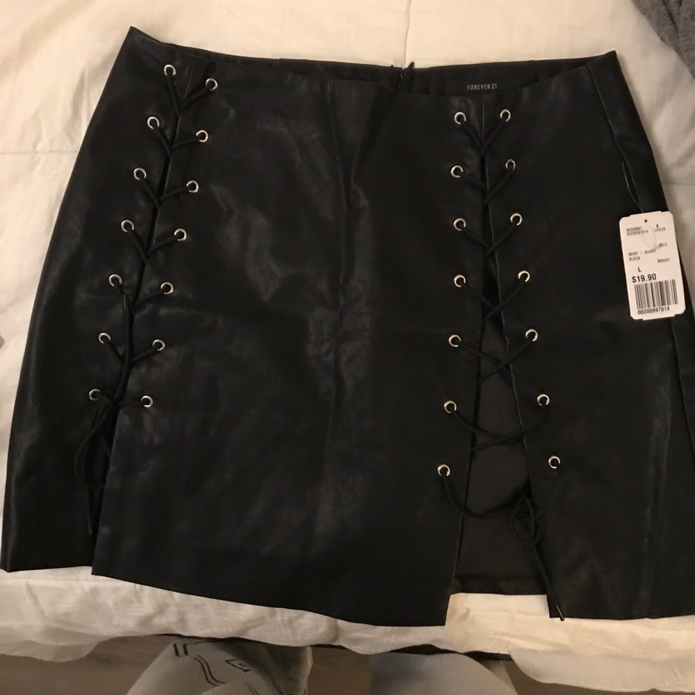 Brand new fake leather skirt from Forever 21